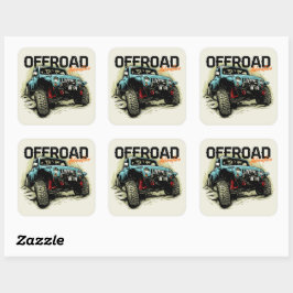 オフロード アドベンチャー 4 X 4 グラフィック ロッククローラー スクエアシール