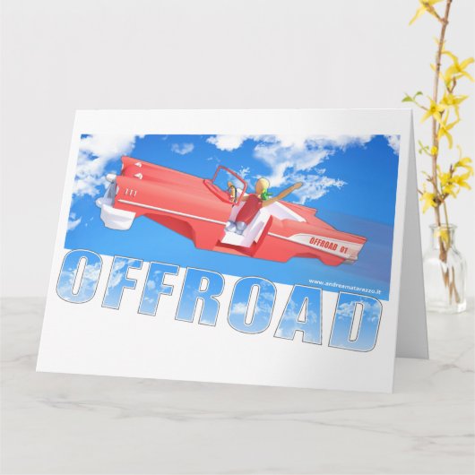 オフロード – 01 カード (黄色い花)