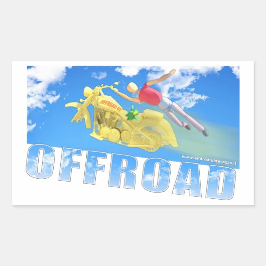 オフロード – 02 長方形シール (正面)