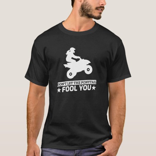 オフロードATV UTVとすべての地形モータースポーツ女性 Tシャツ (正面)