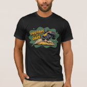 オフロードSUVを飛ばす前に準備を Tシャツ (正面)