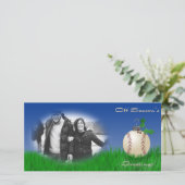 オフ季節のごあいさつ写真テンプレート シーズンカード (スタンド正面)