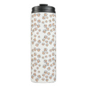 オフ白い例示的な羊の顔サーマルタンブラー タンブラー (正面)