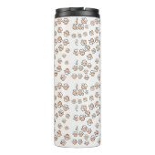 オフ白い例示的な羊の顔サーマルタンブラー タンブラー (裏面)