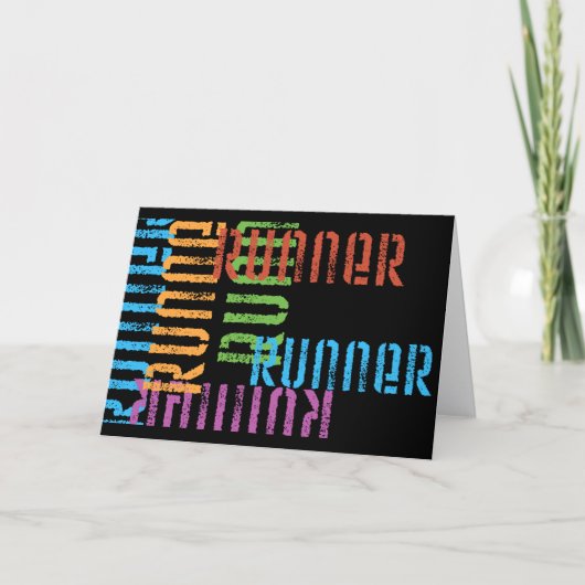 オフ走バラエティをテーマにした名刺 カード (正面)