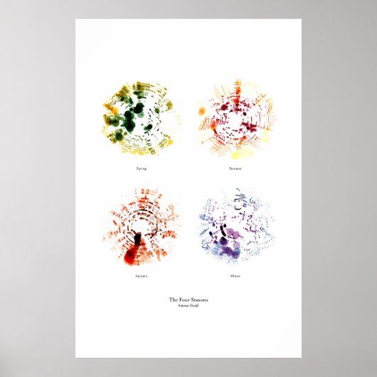 オフ・ザ・スタッフ：四季（別色） ポスター (正面)