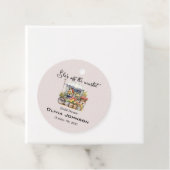 オフ・ザ・マーケット ピンク フラワーブライダルシャワー フェイバータグ (インサイチュ)