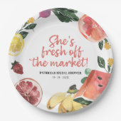 オフ・ザ・マーケット ファーマーズマーケット ブライダルシャワー ペーパープレート (正面)