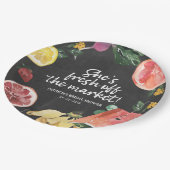 オフ・ザ・マーケット ファーマーズマーケット ブライダルシャワー ペーパープレート (アングル)
