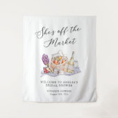 オフ・ザ・マーケット ブライダルシャワーのご案内 タペストリー (正面)