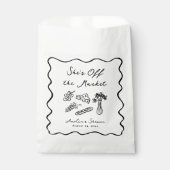 オフ・ザ・マーケット ボールド＆ウィムジカル ハンドドローンフォント フェイバーバッグ (正面)