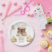 オフ・ザ・マーケット 秋のカボチャ ブライダルシャワー ペーパープレート (パーティー)