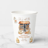 オフ・ザ・マーケット 秋のカボチャ ブライダルシャワー 紙コップ (裏面)