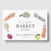 オフ・ザ・マーケット 農家の市場 ブライダルシャワー ゲストブック (正面)