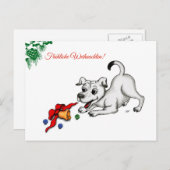 オフ・ドイツ・ウェイヒナッテンmitウェルペ・ゴッケ・ウント・ボール シーズンポストカード (正面/裏面)