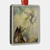 オフ、氷のスピリッツ、フライ メタルオーナメント (右)