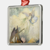 オフ、氷のスピリッツ、フライ メタルオーナメント (左)