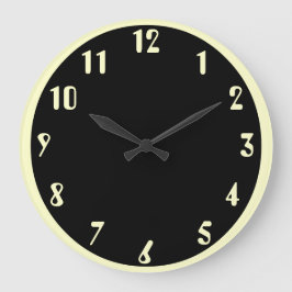 オフ（黒の場合） ラージ壁時計