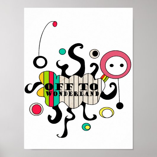 オフto wonderland -プリント ポスター (正面)
