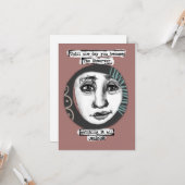 オブザーバーのグリーティングカード カード (正面/裏面インサイチュ)