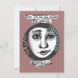 オブザーバーのグリーティングカード カード
