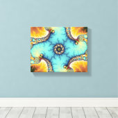 オブザーバー – フラクタル キャンバスプリント (インサイチュ (ウッドフロア))