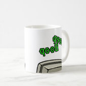 オブザーバ静かーのビープ音 コーヒーマグカップ (正面右)