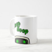 オブザーバ静かーのビープ音 コーヒーマグカップ (正面左)