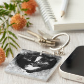 オブザーバ静かー キーホルダー (正面右)