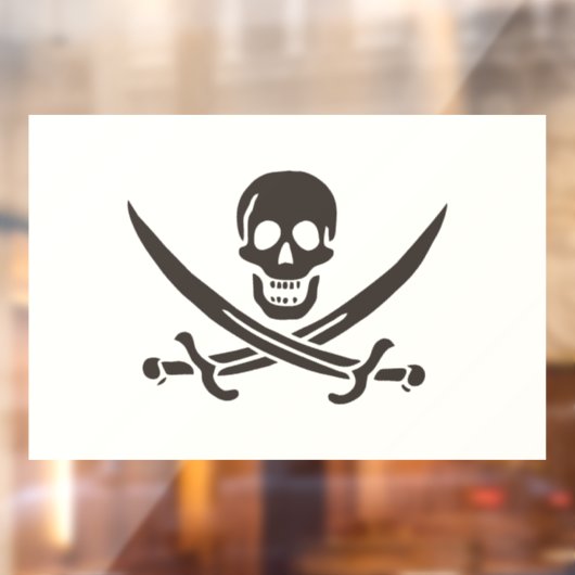 オブシディアンスカル剣Calico Jackの海賊旗 ウィンドウサイン (シート2)