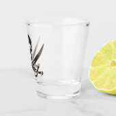 オブシディアンスカル剣Calico Jackの海賊旗 ショットグラス (右)