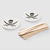 オブシディアンスカル剣Calico Jackの海賊旗 ハンドファン (組立なし)