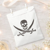 オブシディアンスカル剣Calico Jackの海賊旗 フェイバーバッグ (クリップ留めされた状態)