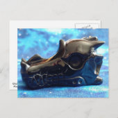 オブシディアンドラゴンスカルはがき ポストカード (正面/裏面)