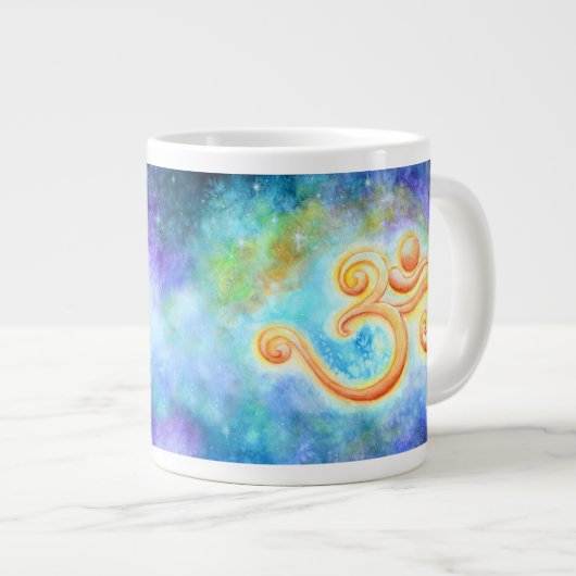 オブジェクトモデルのグロー ジャンボコーヒーマグカップ (正面右)