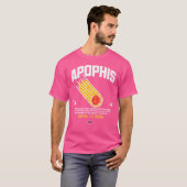 オブジェクト99942天文学宇宙彗星 Tシャツ (正面フル)
