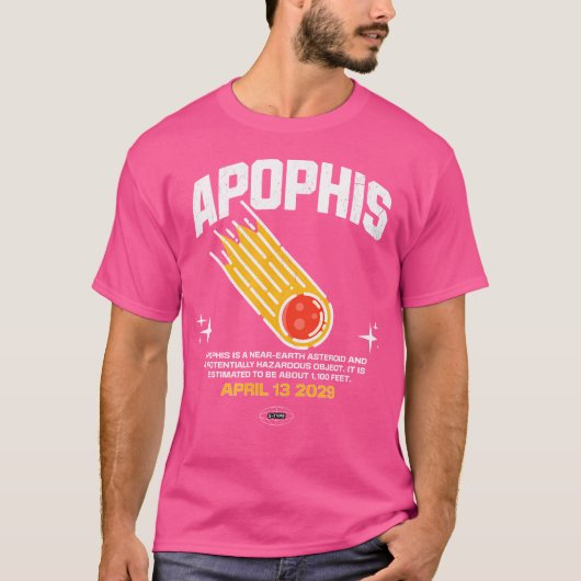 オブジェクト99942天文学宇宙彗星 Tシャツ (正面)