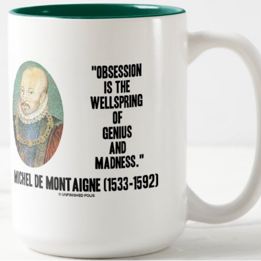 オブセッションWellspring Genius Madness de Montaigne ツートーンマグカップ