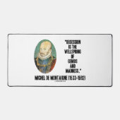 オブセッションWellspring Genius Madness de Montaigne デスクマット (正面)