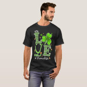 オブナースSt patricks dayラブステソスコープRnナース Tシャツ (正面フル)