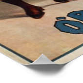 「オブライエンとハヴェル」ヴィンテージ・ヴォードヴィル ポスター (角)