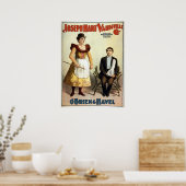 「オブライエンとハヴェル」ヴィンテージ・ヴォードヴィル ポスター (キッチン)