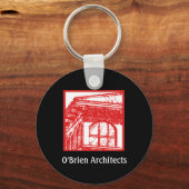 オブライエン建築家 キーホルダー (正面)
