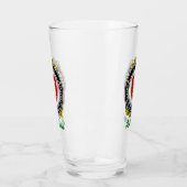 オブライエン/ブリエンアイリッシュシールドビパーソナライズされたールグラス タンブラーグラス (左)