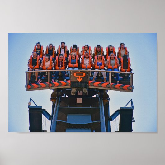 オブリビオンドロップ |アルトンタワーズリゾート ポスター (正面)