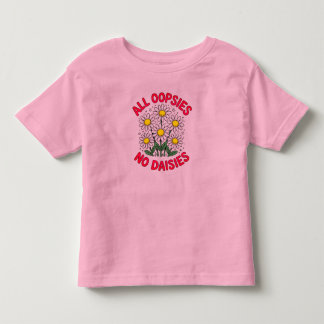 オプシズ ノー デイジー 面白い トドラーTシャツ