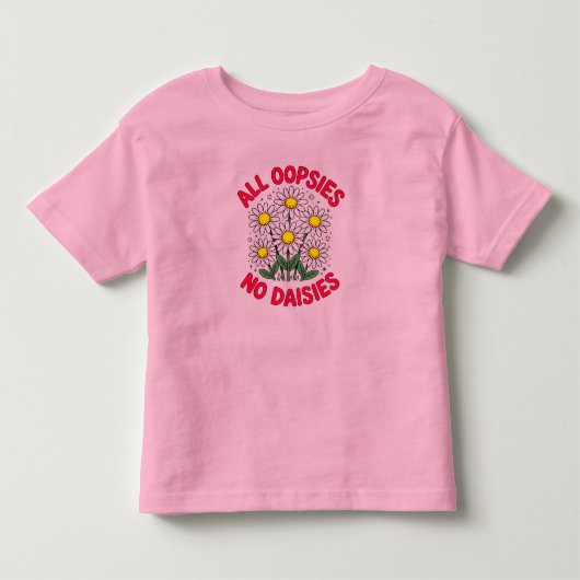 オプシズ ノー デイジー 面白い トドラーTシャツ (正面)