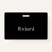 オプションでの失敗パーソナライズされた バッジ (裏面)