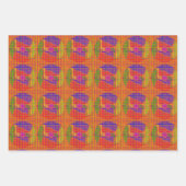 オプションスケットの折り返し紙セット ラッピングペーパーシート (正面2)