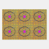 オプションスケットの折り返し紙セット ラッピングペーパーシート (正面)